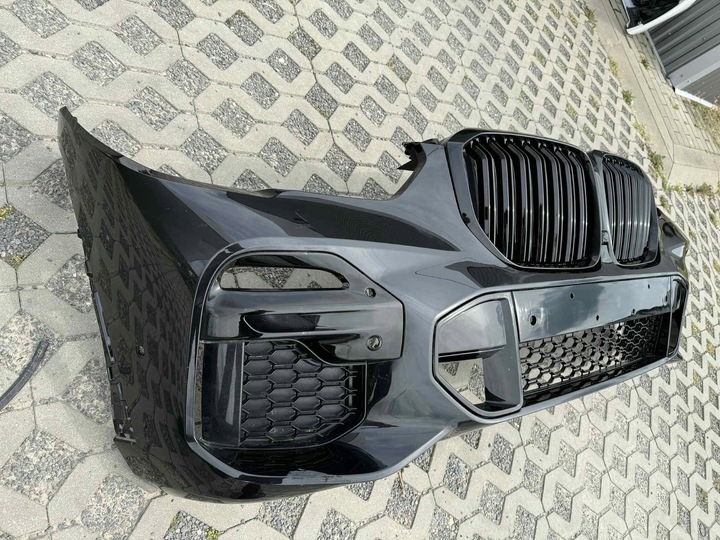 фото №6, Bmw x5 g05 м-пакет бампер перед переднее 6xpdc blacksapphire 475 комплектный