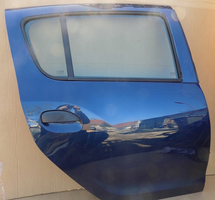 фото №1, Dw sandero stepway двері праві зад синій