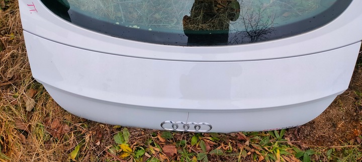 фото №6, Audi tt 8s купе кришка зад багажника колір ls9r комплектна скло петлі 21r