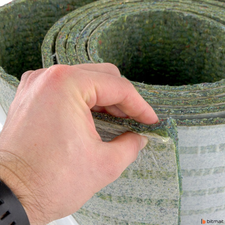 фото №11, Килимок повстяна шумопоглинаюча повсть poroso шумоізоляція повсть na метри