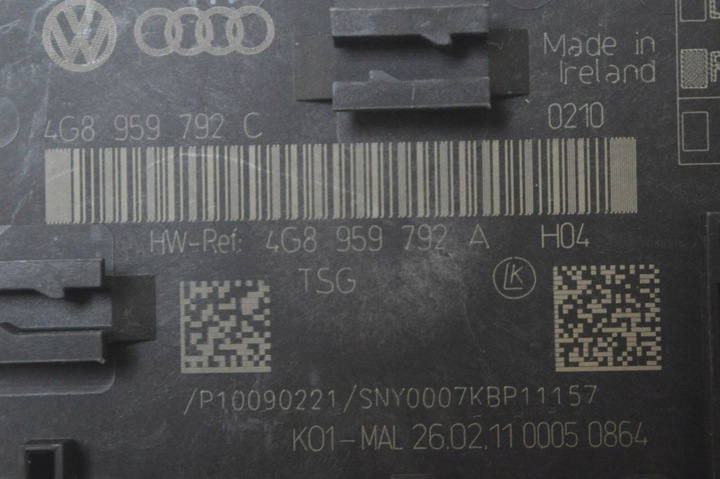 фото №7, Audi a7 s7 4g 2012 перед сторона правая блок управления / модуль дверь