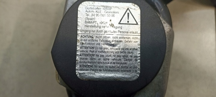 фото №4, Pas безопасности правые перед ibiza iii 1.9 tdi