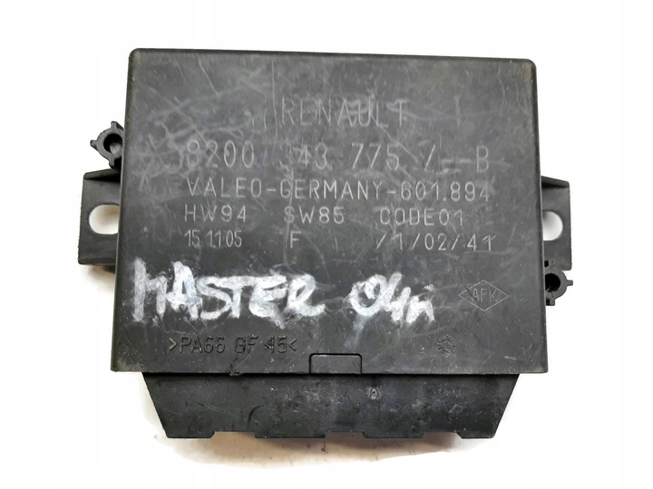 фото №1, Renault master модуль блок керування pdc 8200343775-b