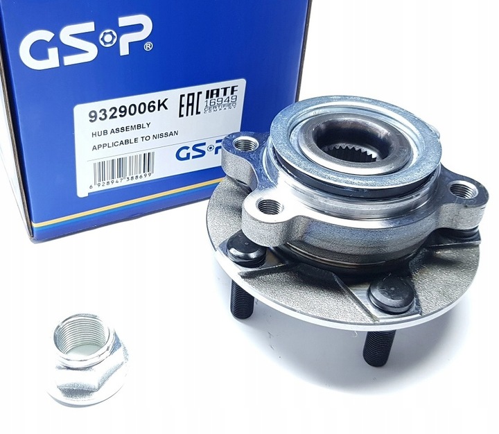 фото №1, Ступица подшипник перед nissan qashqai x-trail ii gsp