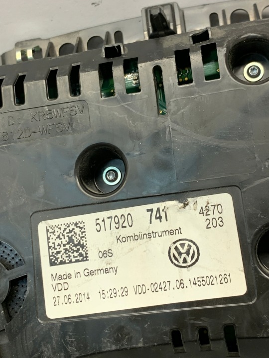 фото №6, Панель приладів vag vw golf vii plus 517920741