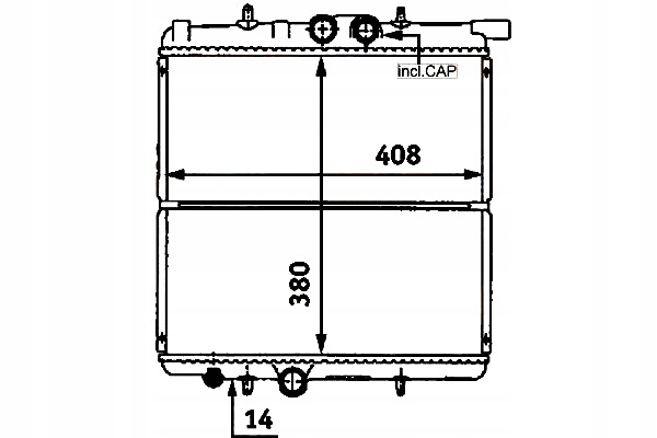 фото №2, Радіаторів двигуна hella 133037 1330b4 133312 13332