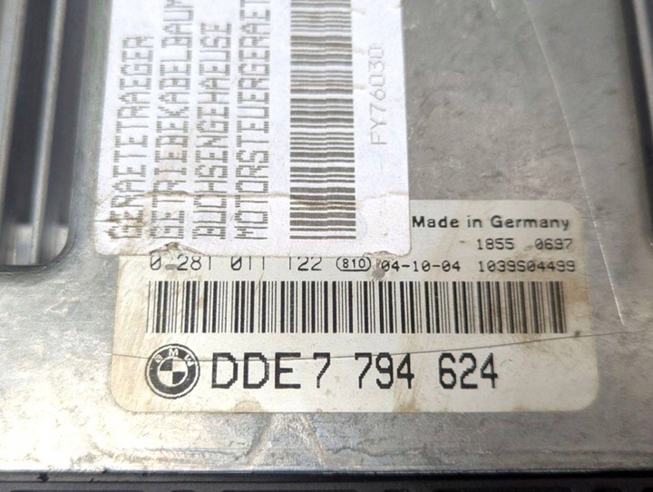 фото №7, Набор стартовый bmw 3 e46 рестайлинг e46 2004 0281011122