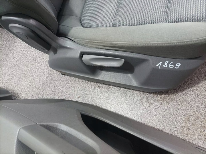 фото №8, Сидіння європа ii ряд перед обшивки підігрів 7n kpl volkswagen sharan ii