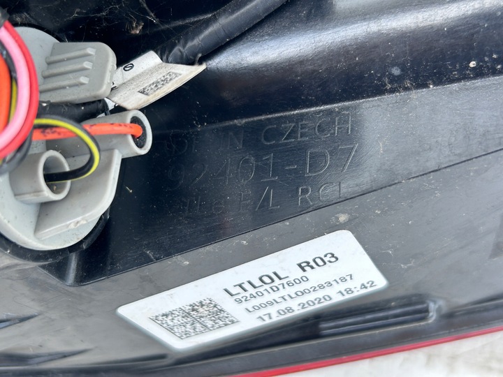 фото №11, Tucson ii iii рестайлінг 18-20 лампа ліва зад оригінал європа 92401-d7600