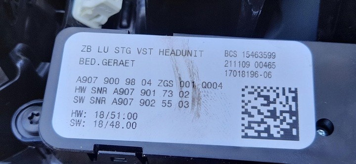 фото №7, Экран дисплей навигации навигация панель dekor w420 citan ii a2539001505