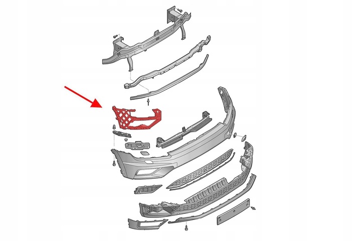 фото №11, Новий ковзун бампера праві перед оригінальний номер 5na807724a