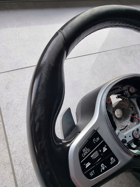 фото №9, Bmw x5 g05 g06 g30 g31 2019r руль м-пакет asysteny лепестки с подогревом