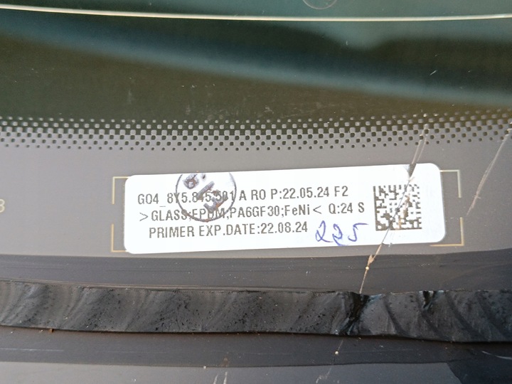 фото №11, Audi a3 8y рестайлінг 1.5 tsi 85kw скло зад as3 sedan з 2024 року 8y5845501a