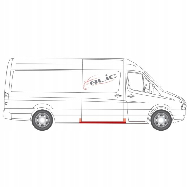 фото №2, Порог зад r mercedes mercedes vw sprinter crafter