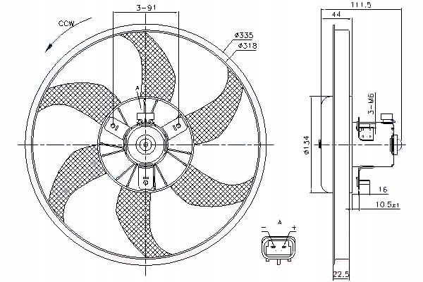 фото №2, Вентилятор радиатор opel adam corsa d corsa e 1.0