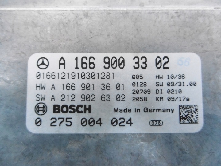 фото №7, Модуль блок керування ніч vision mercedes ml gl w166 a1669003302