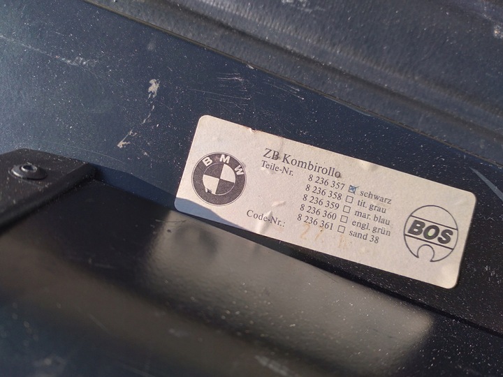 фото №5, Bmw e39 ролета сетка багажника универсал 8 236 357