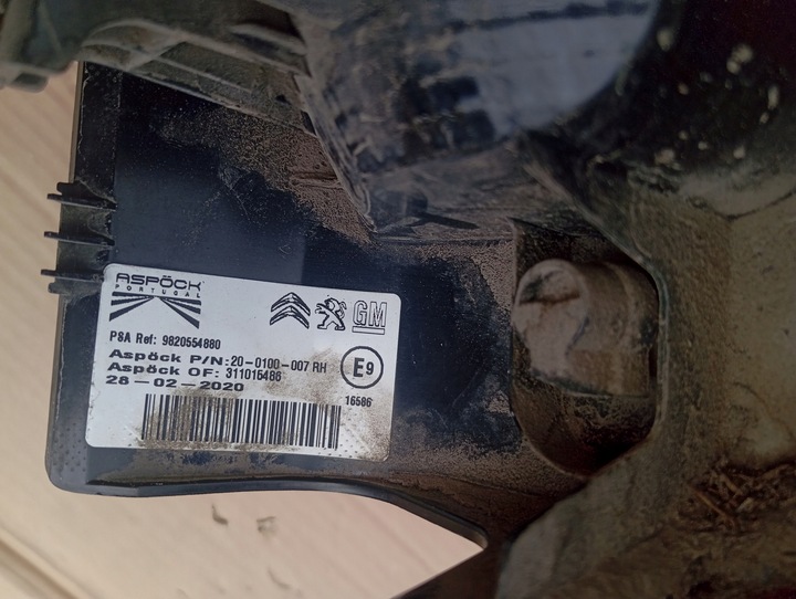 фото №8, Лампа правый зад задняя toyota proace city 18- rifter doblo combo berlingo