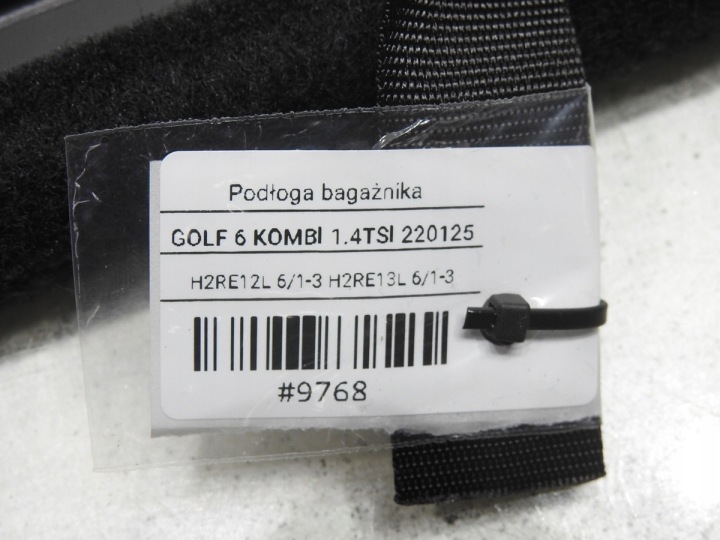 фото №6, Пол багажника vw golf vi 1k9868845