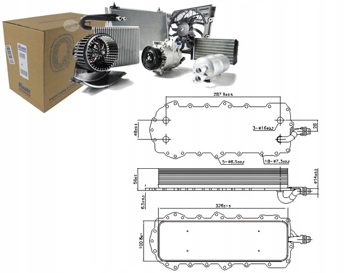 фото №1, Радиаторов масла jaguar f-pace f-type xe xf i xf sportbrake xj xk ii