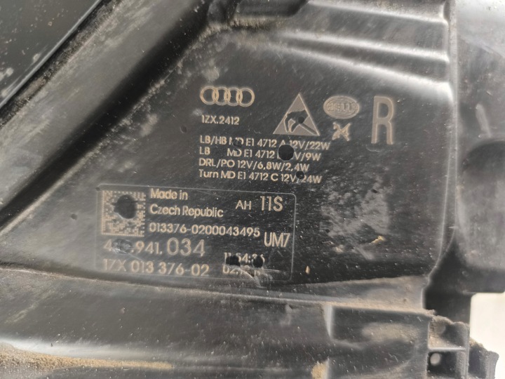 фото №12, Фара правая полный led audi a6 c8 2018-2023 - европа