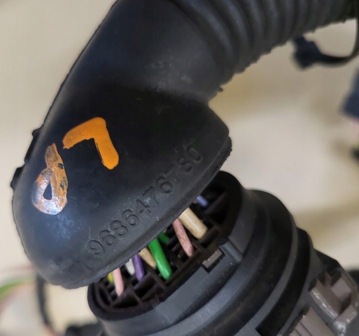 фото №9, Джгут двері установка лівий перед водія peugeot 508 i a оригінальний номер європа