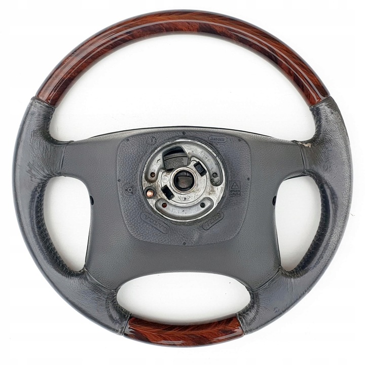 фото №12, Volvo s40 v40 i руль кожаный дерево деревянная подушка akcesoryjna