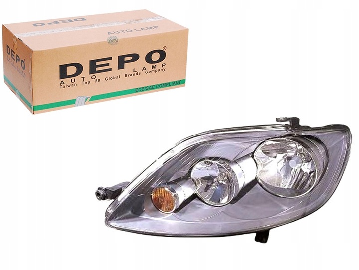 фото №1, Depo фара golf plus h7/h7 05-13 le kierunkows