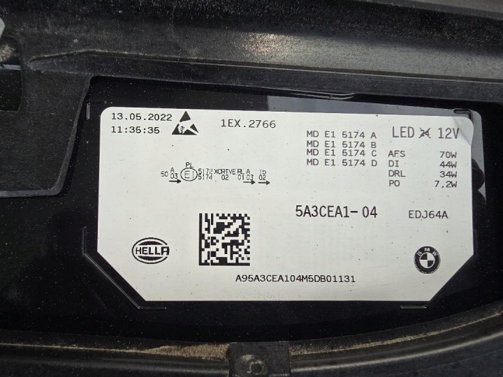 фото №15, Bmw ix лампи перед повний led laser 5a3cea1-04 5a3cea2-05 2022-2024