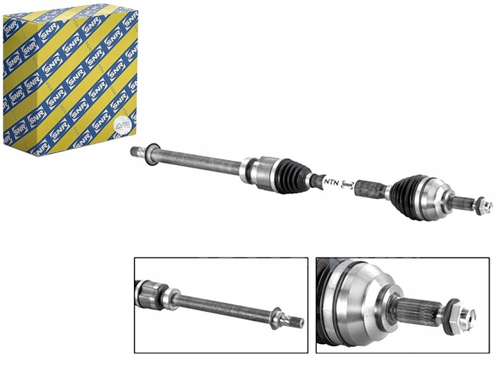 фото №1, Піввісь привідна перед renault clio iv 1.2 03.13- snr