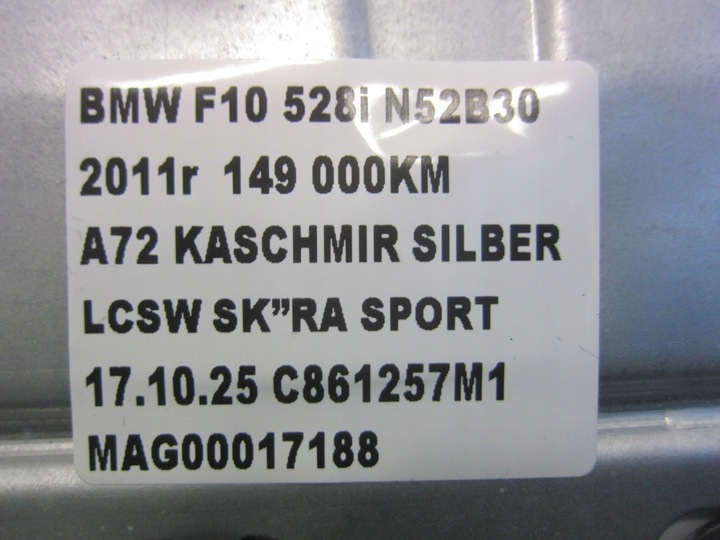 фото №9, Bmw f10 f06 f12 подушка коленная подушка безопасности пассажира 9181133 72129181133 usa