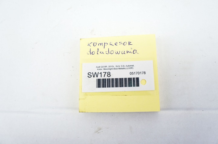 фото №11, Sw178 audi q5 i 8r 3.0i компресор наддув 06e145601ac 06e145621e ar