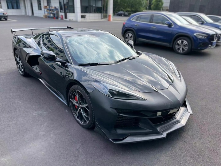 фото №12, Бампер переднее z06 стиль - набор chevrolet corvette c8 2020-2023 stingray