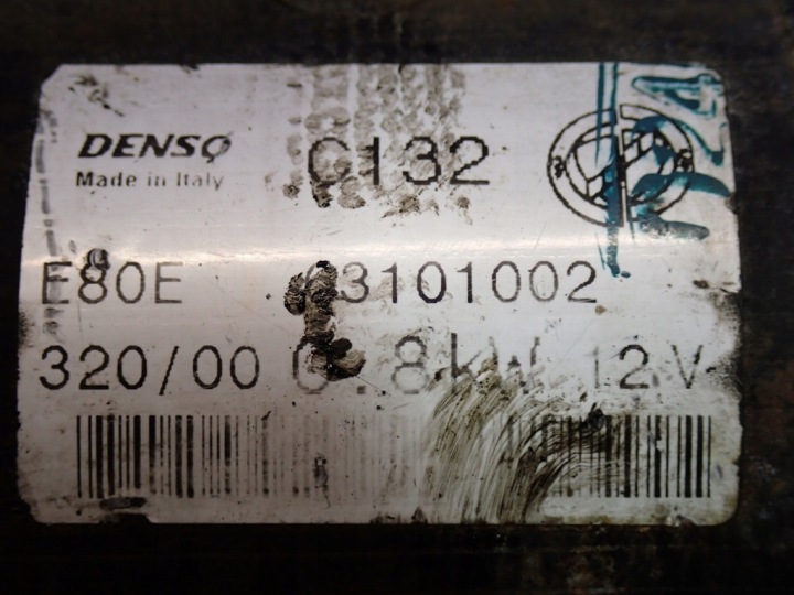 фото №6, Fiat punto ii 03-09 1.2 60km стартер 9 зубов 63101002