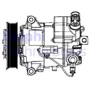 TSP0155948 КОМПРЕСОР КОНДИЦІОНЕРА.OPEL INSIGNIA 1.6 08-