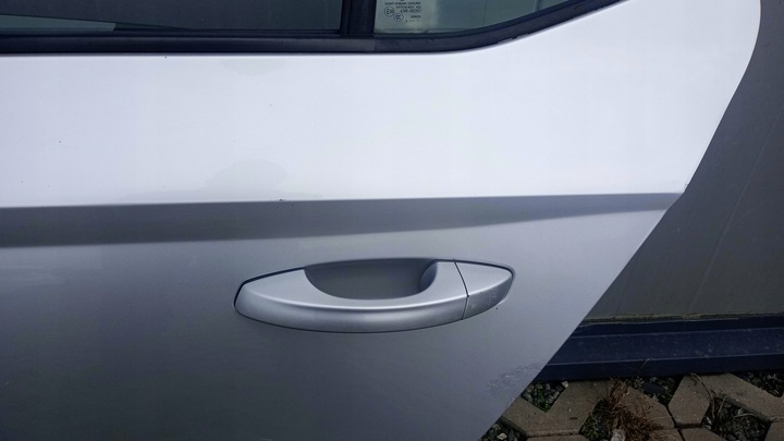 фото №8, Дверь левый зад серебристый skoda fabia iii hb la7w