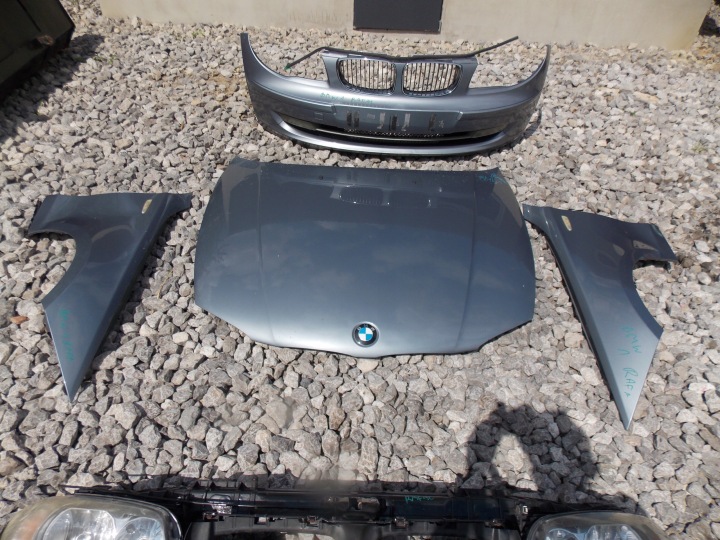фото №9, Капот бампер перед крило bmw 1 e81 e87 kpl 1.6 комплект