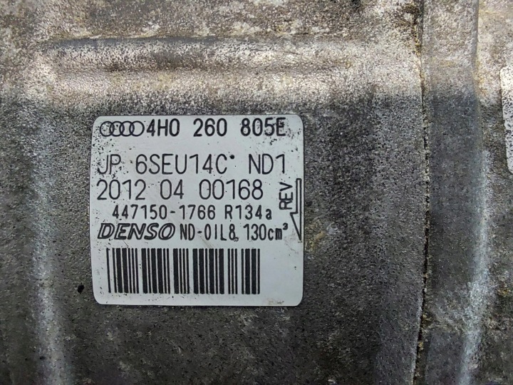 фото №5, Audi a8 d4 4h 2012 компресор насос кондиціонера 3.0 tdi 4h0260805e