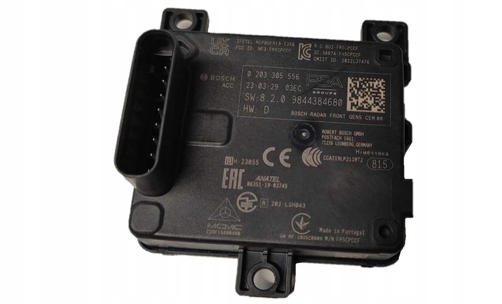 фото №1, Радар acc дистроник psa 9844384680 peugeot 308 iii t10 citroen