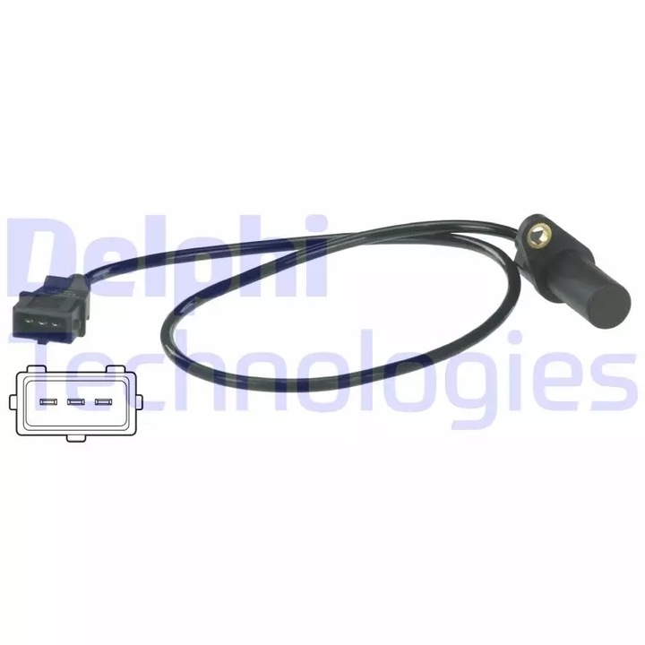 фото №2, Датчик pol.wal.kor.fiat stilo 1.6 01- delphi ss11092 генератор импульсов,