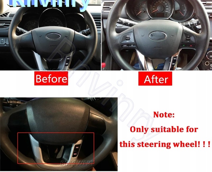 фото №8, Rnvinry для kia rio 5 дверь 2012-2016 кнопка управление na руль