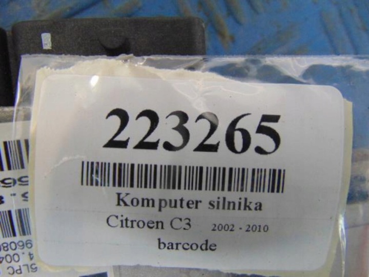 фото №8, Citroen c3 компютер двигуна 9665347580