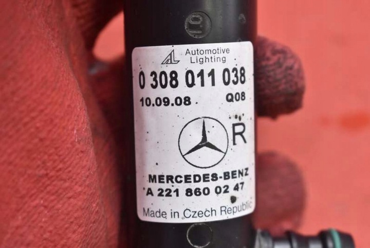 фото №6, Распылитель фары правые a2218600247 mercedes s-klasa w221 05-09