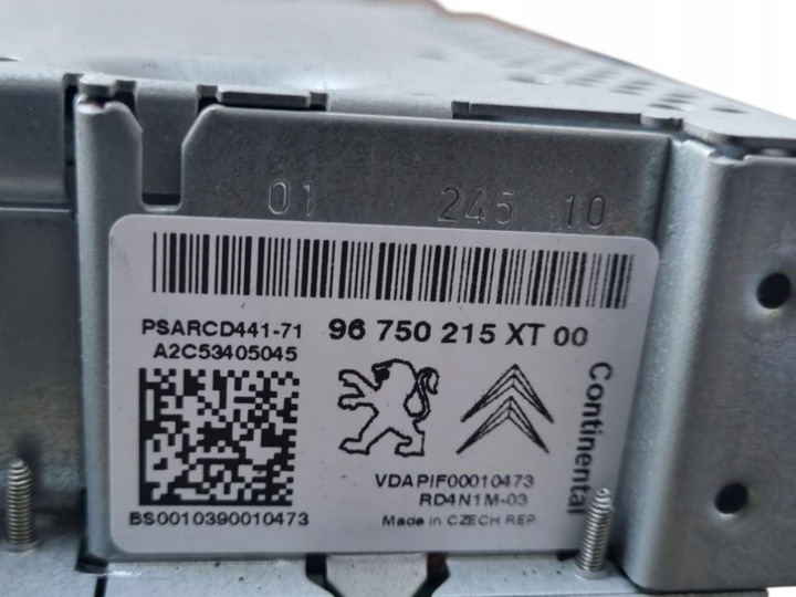 фото №10, Радіо автомобільні peugeot 207 рестайлінг 2010 96750215xt