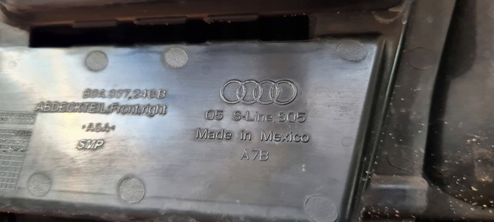 фото №12, Sq5 80a q5 решітка галоген pod радар права sline 80a807680q