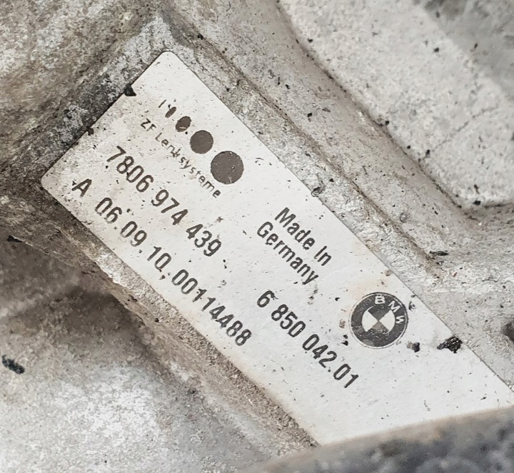 фото №7, Трансмиссия рулевая рейка bmw 5 f10 6850042 европа