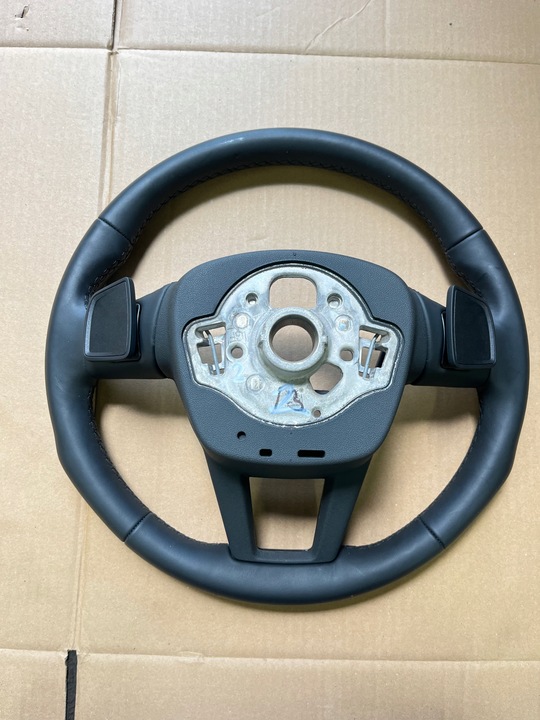 фото №10, Audi a7 a6 c8 4k кермо шкіряний пелюстки шкіра