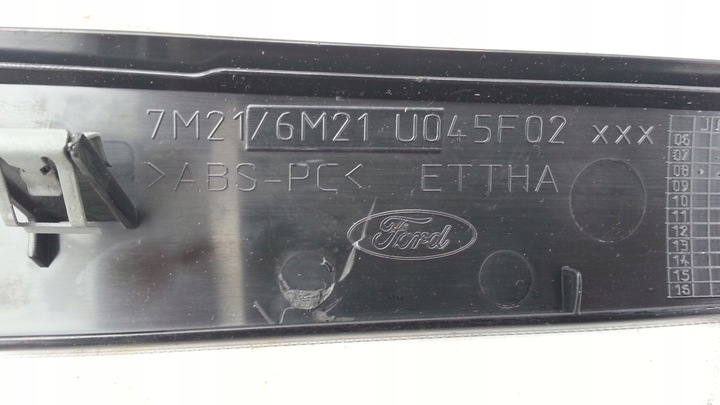 фото №6, Планка dekor панелі консолі ford galaxy mk3 s-max