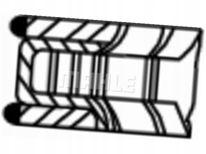 фото №2, Кольца поршневые ford grand c-max 1.6 mazda 2 i 1.6