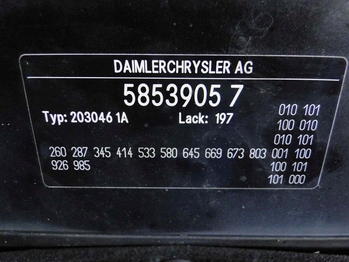 фото №10, Mercedes c клас w203 203 капот оригінал bez іржа